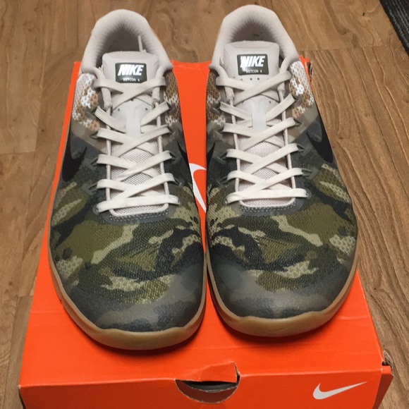 nike men's metcon 4 camo training shoes